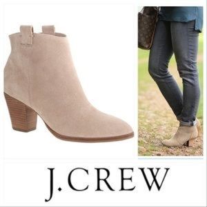 J. Crew Eaton Suede Boots - Tan